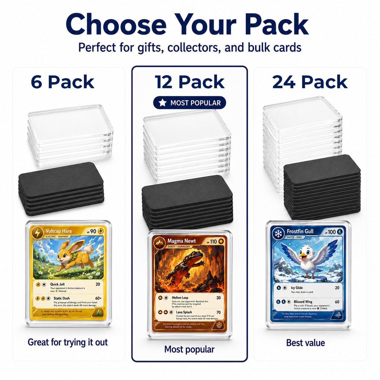 Magnet My Cards 30 x 50mm Card Art Magnet Kit with Storage Box – 24 Pack
